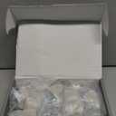 Amerdeco 25 Pack 1-1/4 inch Kitchen Cabinet Knobs Champagne Bronze Bedroom Dresser Gold Round Drawer Knobs Single Hole Cabinet Pulls