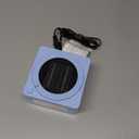 Gaiatop Mini Space Heater, Lightweight PTC Ceramic Fast Heating 500W Energy Efficient for Indoor Use, Overheating & 45° Tip-Over Protection, Portable Desk Electric Heaters for Office Home Blue