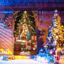 4 x Christmas Door Cover,Christmas Door Decorations Xmas Banner Decorative Front Porch Banners Decoration and Supplies for Home House Party Room Office Decor-71  35 inches (Multicolour-Virgin Mary)