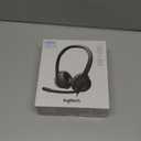 Logitech H390 Wired Headset for PC/Laptop, Stereo Headphones with Noise Cancelling Microphone, USB-A, in-Line Controls, Works with Chromebook - Black