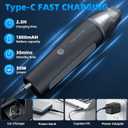 PATO Cordless Handheld Vacuum Cleaner, Mini Car Vacuum with Powerful Suction, Portable Dust Collector Matte Black
