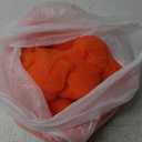 Artoid Mode 6PCS Orange Gauze Table Runner 120 Inch 10FT, Seasonal Sheer Kitchen Dining Holiday Wedding Birthday Baby Shower Table Decor for Home Party