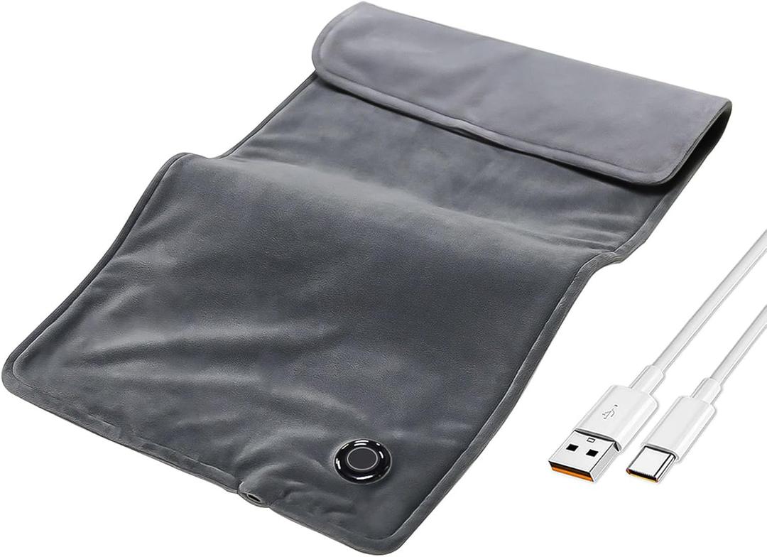 Electric Heating pad for Back/Shoulder/Neck/Knee/Leg Pain Cramps and Arthritis 3 Fast Heating Settings Auto-Off Hine Washable Infrared Thermal Therapy Heated Pad 12x24 inches