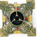 Sungmor Vintage Cast Iron Christmas Tree Stand  Heavy Duty Square Base, Fits Trees Up to 6 ft, Max 3″ Trunk  Holiday Tree Holder for Artificial or Real Trees, Easy Assembly & Secure Stability