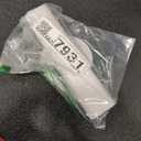 7" Wall-Mounted Flower Tube, Top/Bottom Open Vase, Wall Metal Flower Tube Decoration Holder for Flower Display, Home Office Living Room Bedroom Decoration with Adhesive Material, 2pcs(White)