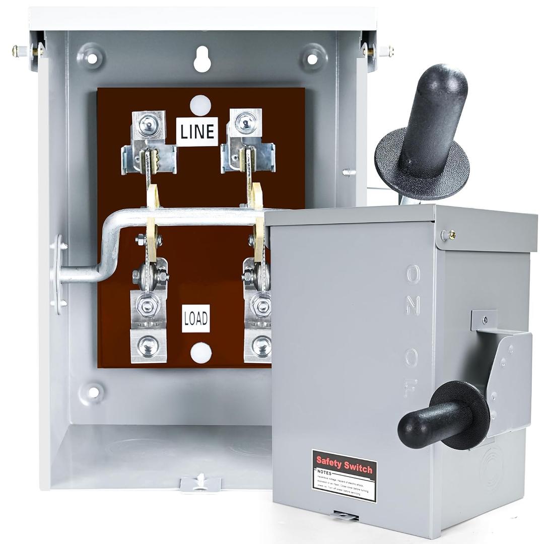 200 Amp Disconnect Switch, 2 Pole Non-Fused General Safety Switch