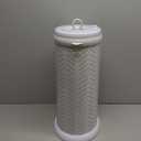 Ubbi Steel Diaper Pail, Odor Locking, No Special Bag Required, Award-Winning, Registry Must-Have, White