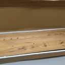 Floating Shelves Set of 2, Solid Elm Wood Wall Shelves 36 Inch - Invisible Bracket Mount for Living Room, Bedroom, Kitchen, Bathroom - Natural, 36"L, 2-Pack