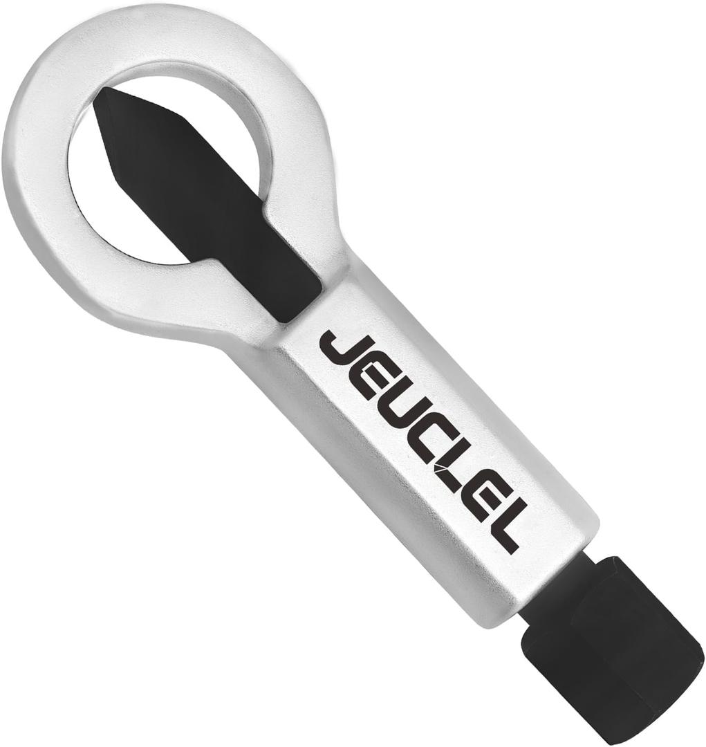 Nut Splitter Cracker, Fits 15/16" to 1/2" (9~12mm) Metal Rusty Nut Separator, Heavy Duty Nut Breaker Tool for Removing Broken and Damaged Nuts White