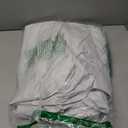 Tlswshsy 5.4 Ft Inflatable Hot Tub Cover- Energy Saving Lid for Round Hot Tub- Foldable Protective Rain Overflow Cover for Outdoor Inflatable Hot Tubs