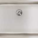 Elkay Lustertone Iconix ELUHH3017TPD Single Bowl Undermount Stainless Steel Sink with Perfect Drain, 32-1/2 x 19-1/2 x 9
