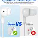 Wired Earbuds USB C Headphone for iPhone 17 Pro Max 16e 16 15 Plus Noise Canceling HiFi Bass Stereo in-Ear Headset Type C Earphone for Samsung A17 S26 S25 S24 FE A36 for iPad A16/Pixel 8a 9 9a 10