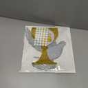 HunnmingRe First Communion Baptism Decor Felt Cross Dove Gold Silver God Bless Wall Decorations for First Communion Baptism Party Christening Confirmation Birthday Christian Party