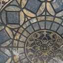 CHICHIC Entrance Door Mat Large 24 x 36 Inch Entry Way Doormat Front Door Rugs Outdoors Heavy Duty Welcome Mat Non Slip Rubber Back Low Profile for Garage, Patio, High Traffic Area, Grey