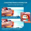 Electric Water Gun for Adults Kids - 2 Pack Powerful Automatic Squirt Gun Long Range Large Capacity, Auto Water Blaster Summer Outdoor Pool Beach Toys Gifts for 6 7 8 Year Old Boys Girls(Black+Red)