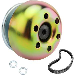 Super 30 Series Torque Converter Driver Clutch With Belt, Compatible With Predator 224 212 196cc, Honda, Briggs Stratton Engine, Coleman Baja Massimo Mini Bikes, Gold, 30 Series TAV Kits 3/4" Bore