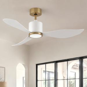 GREENEVER 52 Inch Ceiling Fan with Lights, Remote Control, DC & High CFM
