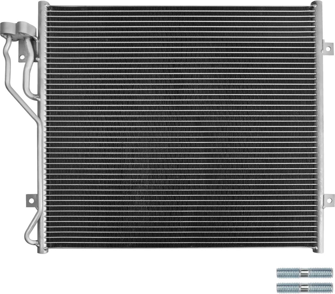 Air Conditioning A/C Condenser Compatible with Jeep Liberty 2002 2003 2004 2005 L4 2.4L V6 3.7L # 3058, 94773, 56022951AA, 55037465AC, 55037465AA, 55037465AB