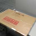 LOAAO 24X36 Inch Brushed Nickel Bathroom Mirror, Rounded Rectangle Silver Metal Frame Mirror, Brushed Nickel, Anti-Rust, Hangs Horizontally or Vertically