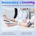 GUAEVER Blood Pressure Monitor Rechargeable Upper Arm Blood Pressure Monitors for Home Use Large Screen Bp Machine with 8.7"-16.5" Bp Cuff, 2x120 Memory, Voice Broadcast Bp Monitor (Black)
