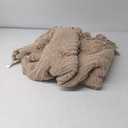 Bedsure Throw Blankets for Couch - Textured Chunky Knit Woven Chenille Blanket - Super Soft, Warm Decorative Boho Throw with Tassels for Bed, Sofa and Living Room Decor, Khaki, 50x60 Inches