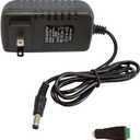 24v DC power supply 1A 24W AC adapter 100v-240v AC to DC 24v 1a power cord with 5.5mmx2.5mm Plug for dc 24v1a led strip lights