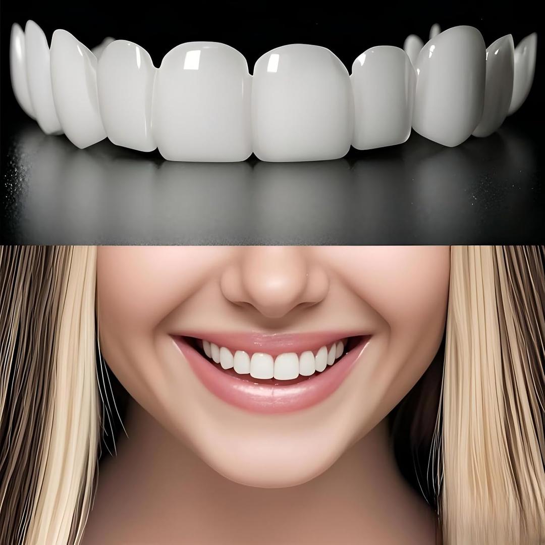 2 Pairs Temporary Smile Support Adjustable for All Genders Naturally and Comfortably Fit, Restore Your Confident Smile1(Upper/Lower)