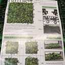 ODTORY Artificial Greenery Wall, 20''x 20'' 24P(67 SQFT) Fake Plant Panels