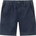 Nautica Boys' School Uniform Flat Front Twill Short (M)