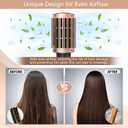 Natrial Hair Dryer Brush Blow Dryer Brush in One Hot Air Brush for Drying and Straightening, Volumizer Multi-Styler Smooth Curls for All Hair Types, Frizz-Free Blowout Brush for Salon Quality