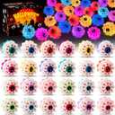 24PCS Halloween Light Up Eye Pop Ball, Halloween Party Favors for Kids, Halloween Toys for Trick or Treat, Goodie Bag Stuffers, Classroom Prizes