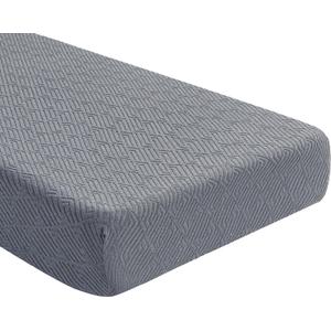 SearchI Stretch Jacquard Sofa Couch Cushion Covers Replacement Reversible Cushion Slipcovers Sofa Seat Cover Furniture Protector Sofa Slipcover Soft with Elastic Bottom(Medium, Grey)