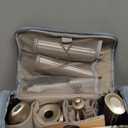 Cosy Companions 6 in-1 Hair Dryer Brush, 150,000 RPM High-Speed Negative Ionic, Blow Dryer Brush for Fast Drying, Hot Air Brush for Curling/Volumizing/Straightening with Travel Bag, Gold