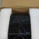 Rsobl Black Marble Cremation Urn Vault for Human Ashes, Adult Sized for Ground Burial, Home Memorial and Funeral Use