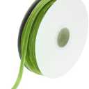 MECCANIXITY Velvet Ribbon 1/4 Inch x 50 Yard Single Face Spool Silky Velvet Fabric for Bouquets DIY Crafts Gift Wrapping Wedding Party Fresh Green