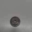 uxcell 25 Tooth Roller Sprocket B Type, #25 Chain, Single Strand 1/4" Pitch, 8mm Bore Black Oxide C45 Carbon Steel with Set Screws for ISO 04C