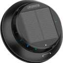 Cordless Solar Pool Skimmer - 2026 Automatic Robotic Pool Surface Cleaner with 360° All-Around Intake, Dual Charging, 12H Deep Cleaning for In-Ground & Above Ground Pools