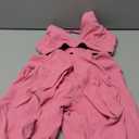 RXRXCOCO 2 Piece Workout Sets for Women Strappy Sports Bra Booty Leggings with Pockets Yoga Gym Outfits (Small, Pink)