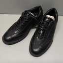 Men's Orthopedic Leather Dress Walking Shoes: Comfort Arch Support Bunions Recovery Cushion Sole Orthotic Business Oxfords, Outdoor Gowalk Fit Plantar Fasciitis Standing Shoes Black Size 8