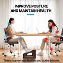 Ergonomic Foot Rest, 4 Adjustable Height Foot Stool,Footrest Under Desk Soft Cushions, Foot Rest Office,Improving Posture, Promoting Blood CirculationEspresso