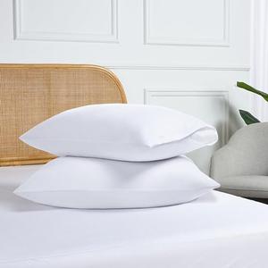 ProtectMySleep® Tencel Pillow Protectors - 2-Pack, Eco-Friendly, Waterproof & Hypoallergenic Zippered Covers, Soft, Natural Fiber (Standard / Queen)