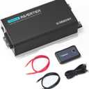 Renogy 1000W Pure Sine Wave Inverter with On-Grid Transfer Switch, Built-in Bluetooth, Inverter 12V DC to 120V AC for Truck, RV, Home, 2000W Surge Power, Remote Controller (1KW(Built-in BT & ATS))