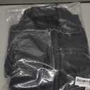 Women's Faux Leather Jacket Trendy 2026 Oversized Zip Up Motorcycle Bomber Jacket Coats Fall Winter Outerwear (Black), S