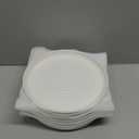 Sweese Dessert Plates, 7.8 Inch Porcelain Round Salad Plates Set of 6, Small Appetizer, Small Dish Set, Microwave & Dishwasher Safe, Scratch Resistant Slates set, White