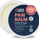 Vets Preferred Paw Balm Pad Protector for Dogs  Dog Paw Balm Soother  Heals, Repairs and Moisturizes Dry Noses and Paws  Ideal for Extreme Weather Season Conditions - 2 Oz (1 Pack)