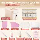 GIRLEARLE 7000ml Paraffin Wax Machine for Hand and Feet, Hand Wax Paraffin Machine Bath with 4.4 lbs Scent-Free Paraffin Wax Refills for Hands, Feet, Elbows & Body to Relieve Stiff Muscles & Joints