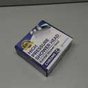 High Pressure Shower Head - Anti-Clogging Silicone Nozzles - 2.5 GPM Removable Restrictor - Easy to Clean Adjustable Replacement - easy to install with Plumbers Tape - 6 inch - Classic Chrome Finish