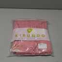 KIRUNDO Summer One Piece Jumpsuits For Women 2025 Casual Loose Button Sleeveless Romper Knit Wide Leg Overalls With Pockets(Pink, XL)