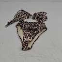 Leopard Print Blooming Jelly Women Swimsuit S