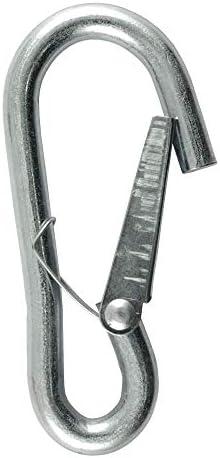 CURT 81266 Snap Hook Trailer Safety Chain Hook Carabiner Clip, 3/8-Inch Diameter, 2,000 lbs